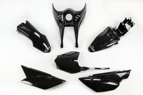 Plastic Kit black for Kawasaki KLX 110 (2010-26)